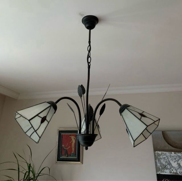 Lámpara estilo Tiffany