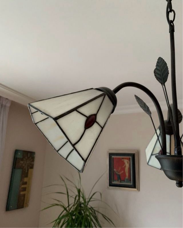 Lámpara estilo Tiffany