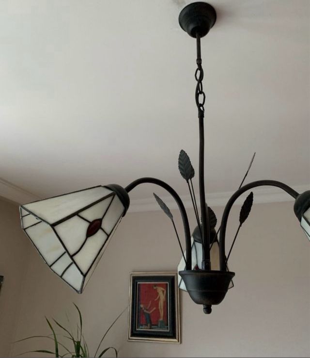 Lámpara estilo Tiffany