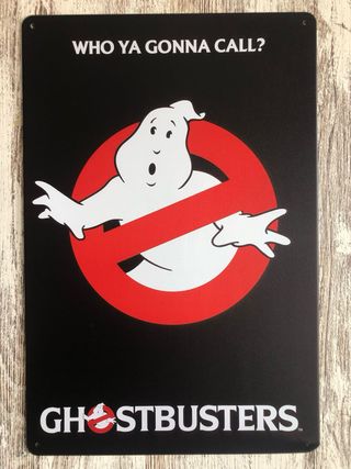 Cartel cine metal Ghostbusters