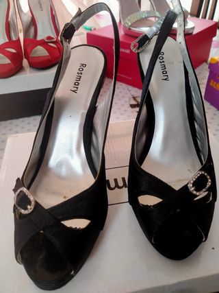 Lote 4 pares zapatos señora