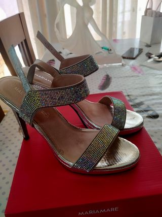 Lote 4 pares zapatos señora