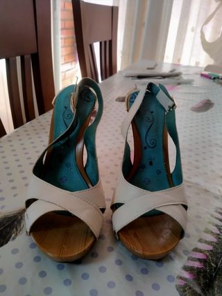 Lote 4 pares zapatos señora