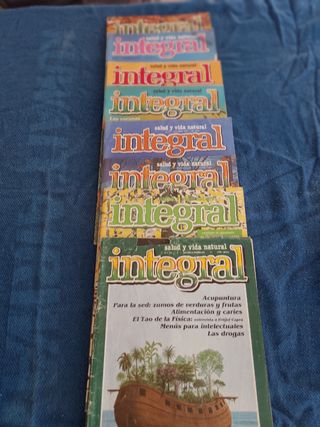 Lote de 6 revistas Integral