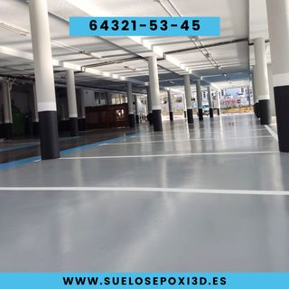 Suelos epoxi Hormigón PARKING TALLERES GARAJES