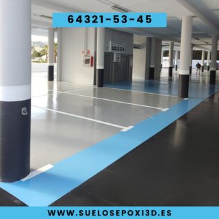 Suelos epoxi Hormigón PARKING TALLERES GARAJES