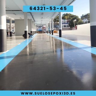 Suelos epoxi Hormigón PARKING TALLERES GARAJES