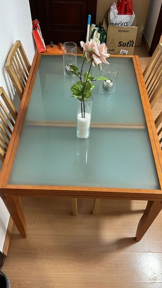 Mesa comedor extensible