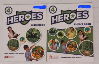 Libro inglés Heroes 4º primaria