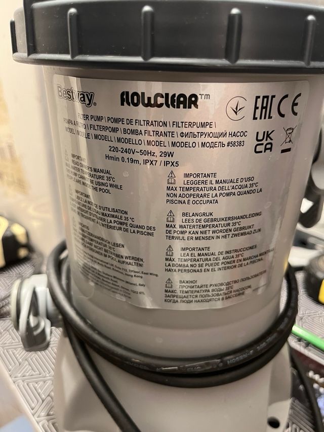 Filtro depuradora piscina