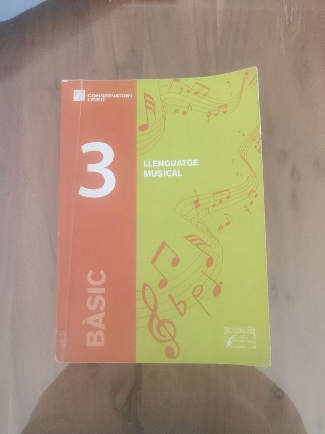 Libro Basic 3 Liceu. Llenguatge Musical