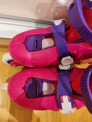 Patines de linea de niña pequeña