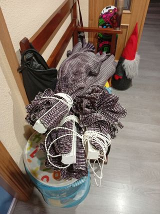 Cabecero cama de forja. Cortinas de regalo!