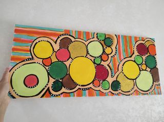 Quadro moderno arilico su tela