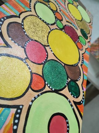 Quadro moderno arilico su tela