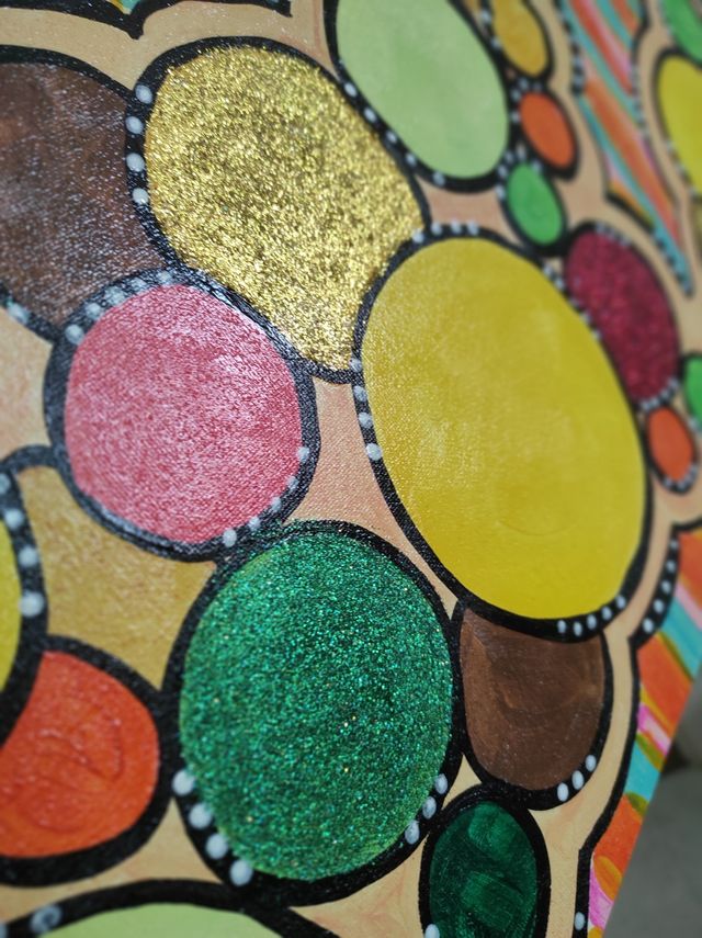 Quadro moderno arilico su tela