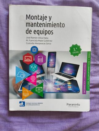 Libro montaje y mantenimiento de equipos