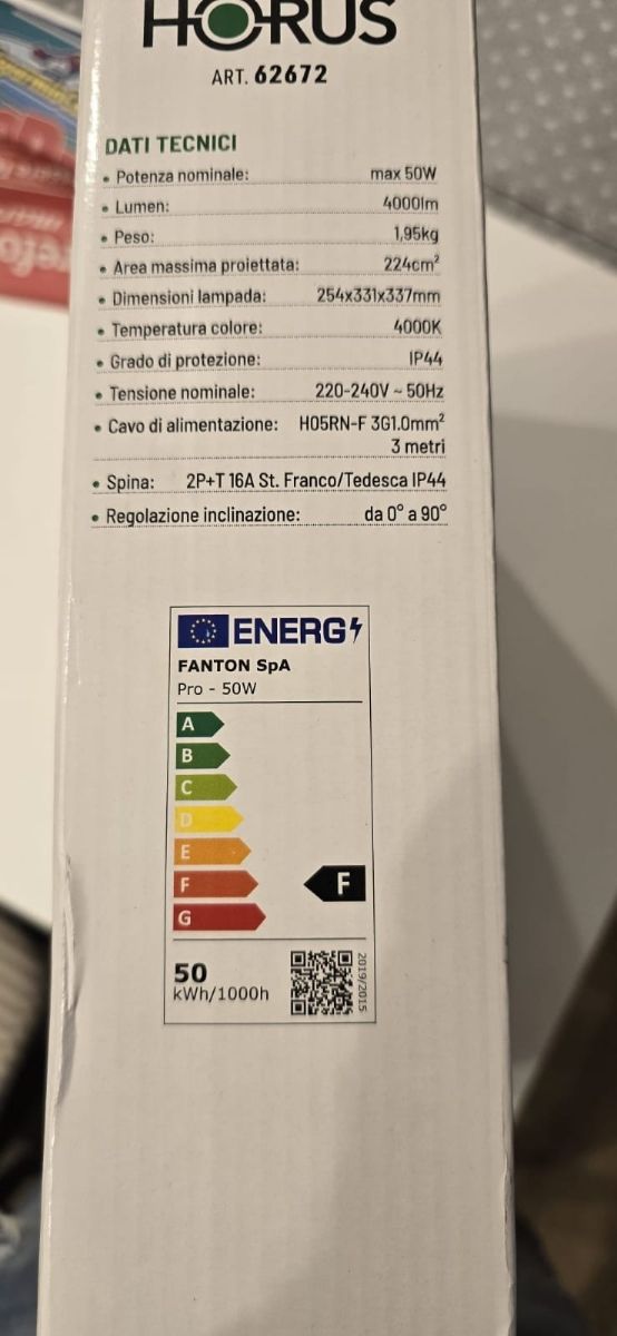 Faretto a led da cantiere