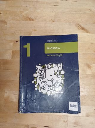 Libro 1°Bachillerato Filosofia