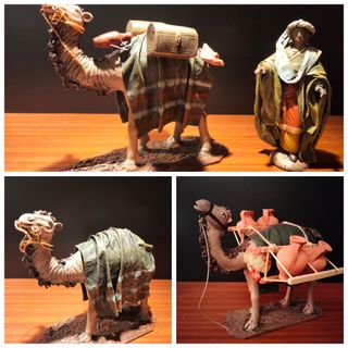 Figuras lotes Belén camello de pie 14 cm