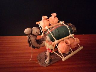 Figuras lotes Belén camello de pie 14 cm