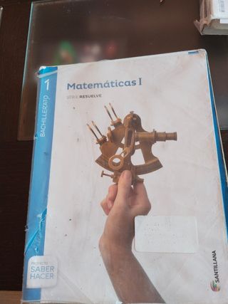Libro de matemáticas 1°bachillerato