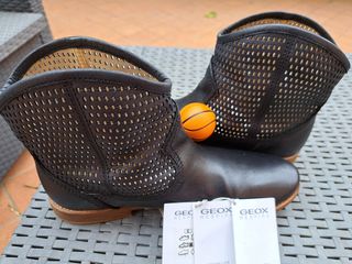 Tronchetti GEOX neri nappa taglia 38 stile texano