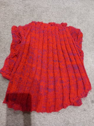 Manta sirena punto roja