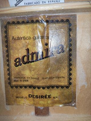 Guitarra clásica Admira