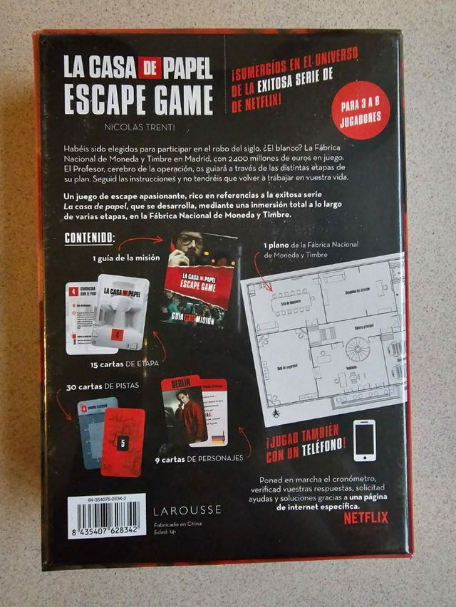La casa de papel Escape Game
