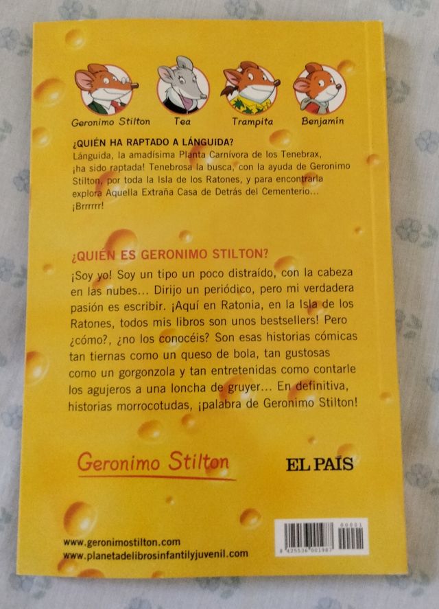 LIBRO DE GERÓNIMO STILTON
