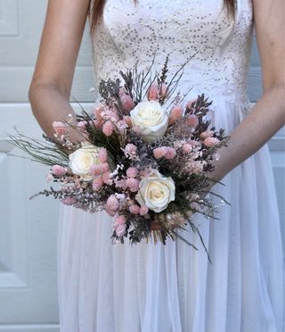 Ramo de flores preservadas
