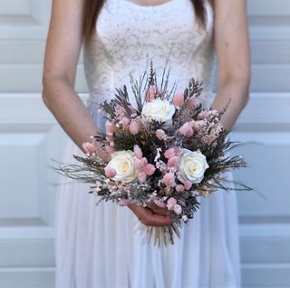 Ramo de flores preservadas