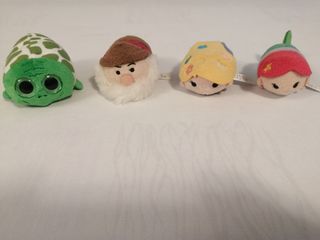 Peluche tsum tsum Disney Rapunzel Ariel Brontolo