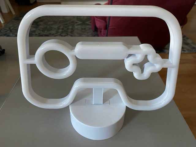 Lampara led en forma de mando