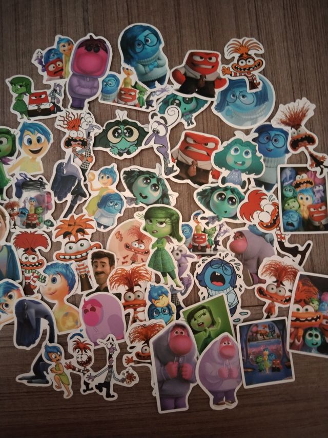 Del revés lote 50 pegatinas nuevas