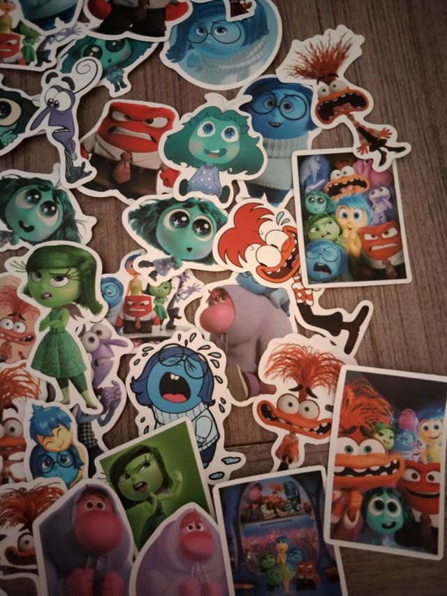 Del revés lote 50 pegatinas nuevas