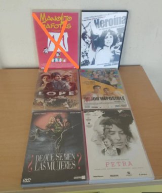 Lote 336  Cine español dvd