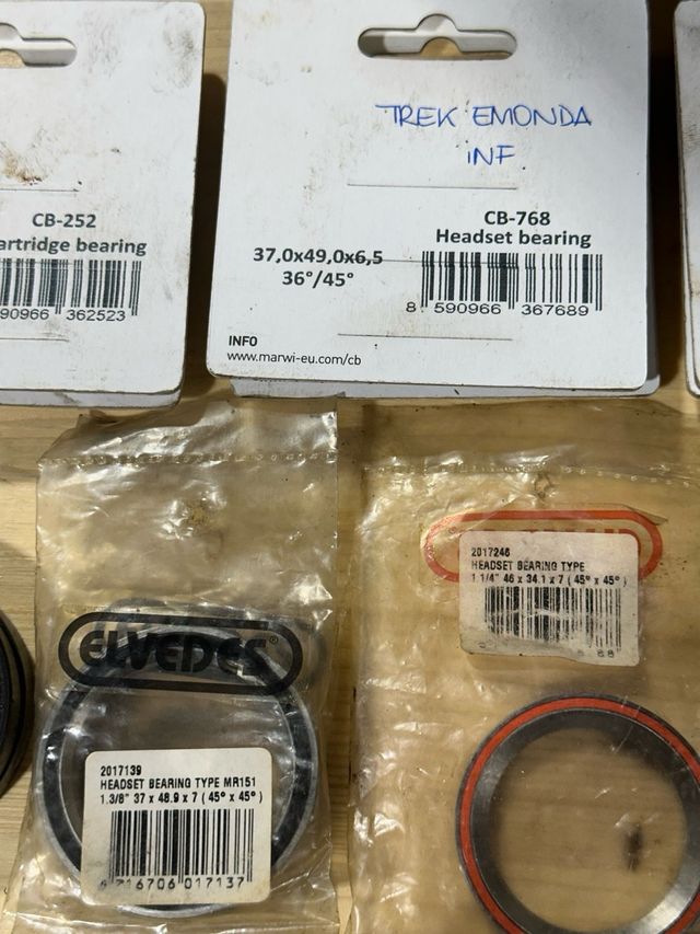 Liquidazione cuscinetti sterzo