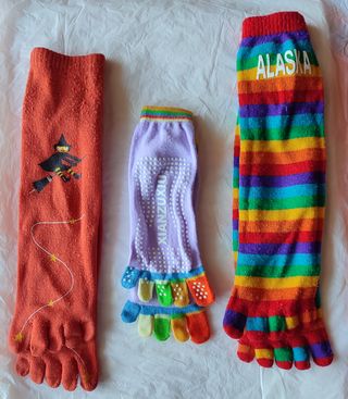 Calcetines con dedos