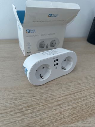 Garza enchufe inteligente con 2 usb 