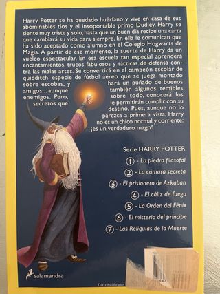 Harry potter y la piedra filosofal