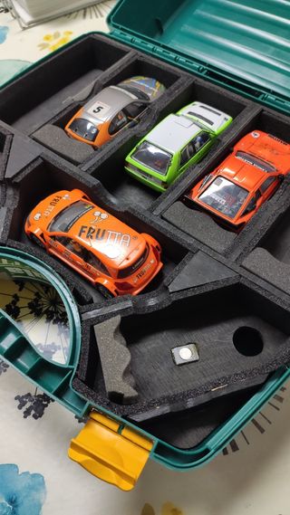 Maletín para coches Scalextric, ninco..