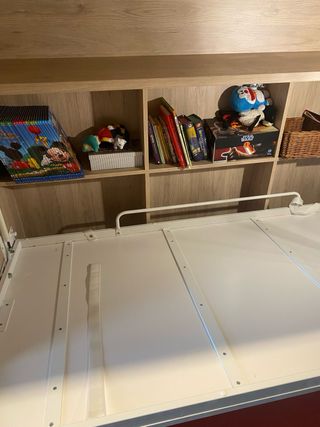 litera con cama alta baja abatible escritorio 