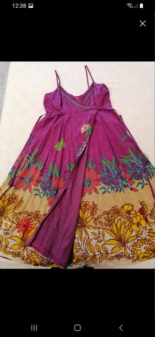 Vestido verano estampado tipo desigual
