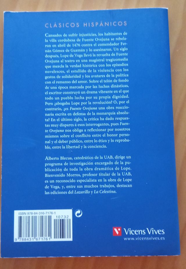 Libro Fuente Ovejuna