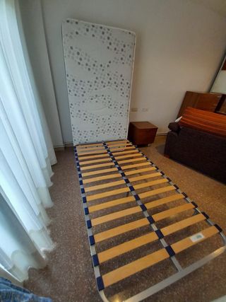 Somier y colchón 105cm