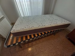 Somier y colchón 105cm