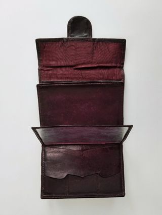 Cartera Billetera Vintage años 60 Piel 