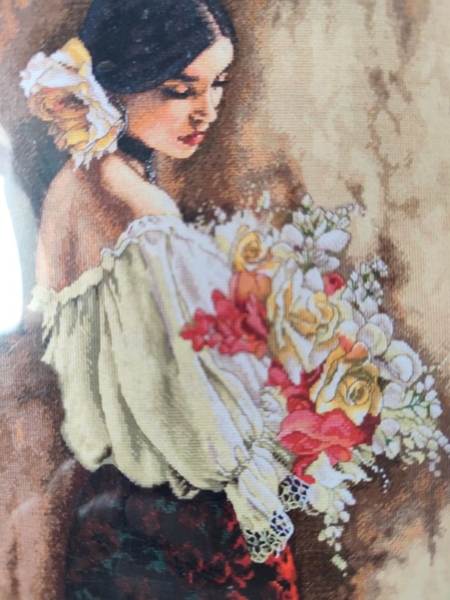 Woman with Bouquet 70-35274 Dimensions